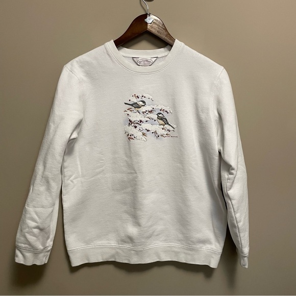 Northern Reflections Tops - Northern Reflctions Vintage 90s Sweatshirt Women’s Small Winter Birds